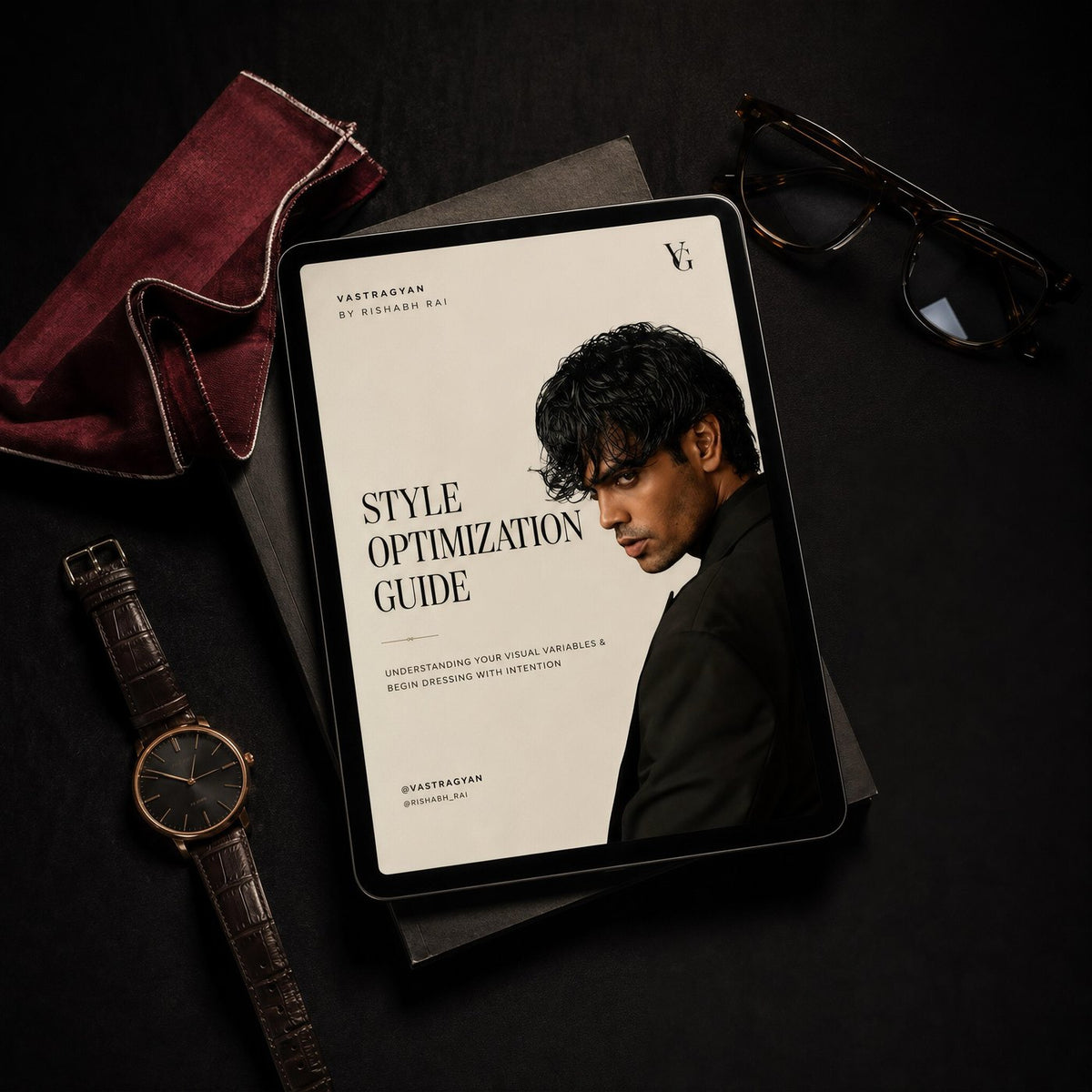 Style Optimization Guide cover shown on a tablet